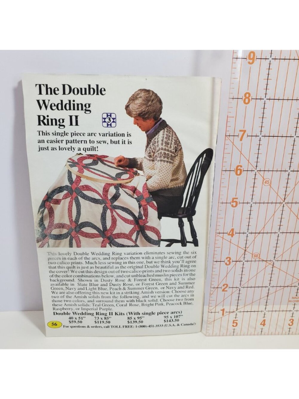 Hearthside Quilts Catalog Issue 19 Double Wedding Ring Vintage 1990s - Picture 3 of 13